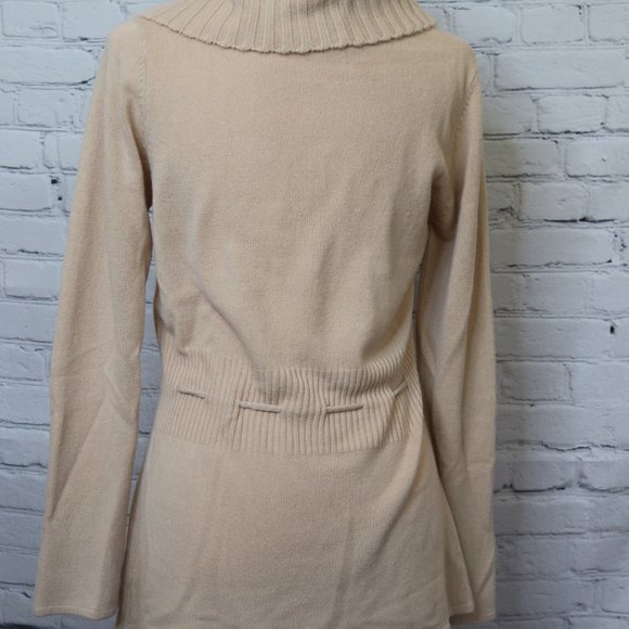 Tan Cowl Neck Sweater - Picture 4 of 7